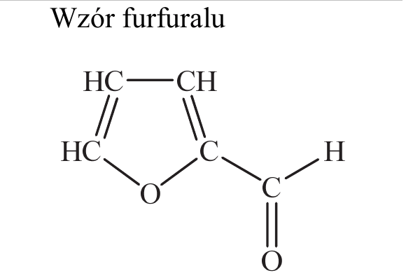 wzór strukturalny furfuralu