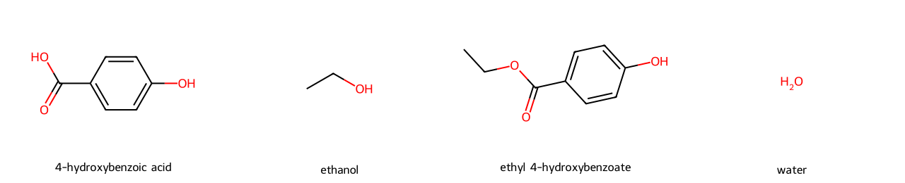 skeletal formulas of the compounds shown