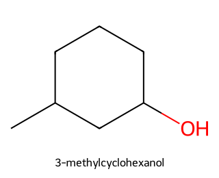 skeletal formula of the compound shown
