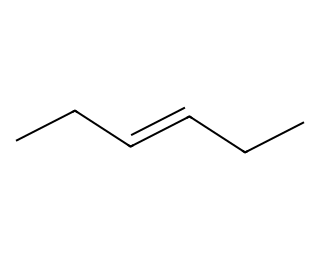 skeletal formula of the compound shown
