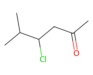 skeletal formula of the compound shown